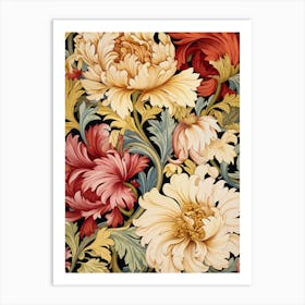 Floral Wallpaper 24 Art Print