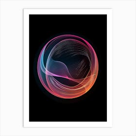 Abstract Circle Art Print