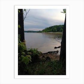 Lake At Dusk Art Print