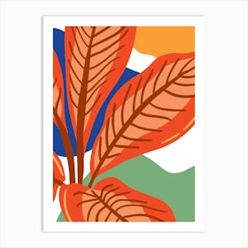 Tropical Leaves Art Print