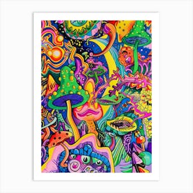 Psychedelic Art 3 Art Print