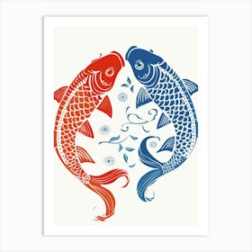 Chinese Koi Fish 1 Art Print