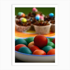 Easter Eggs 403 Art Print