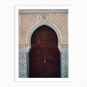 Marrakesh Door Art Print