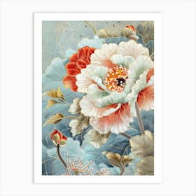 Chinese Flower Painting 40 Art Print