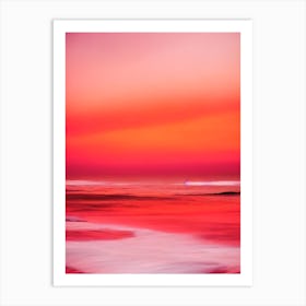 Icacos Beach, Puerto Rico Pink Beach Art Print