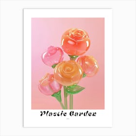 Dreamy Inflatable Flowers Poster Rose 2 Art Print