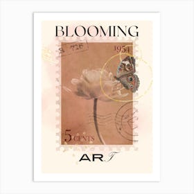 Blooming Butterfly Art Print