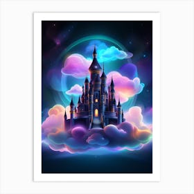 Castle In The Clouds 14 Art Print