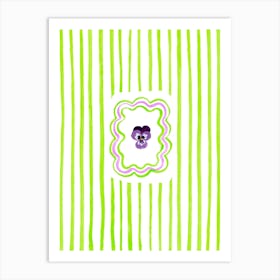 Pansy Art Print