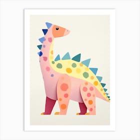 Nursery Dinosaur Art Ankylosaurus 8 Art Print