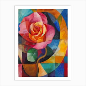 Rose Style Abstract Art Print