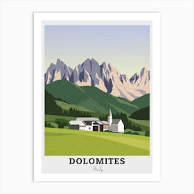 Dolomites Travel Art Print