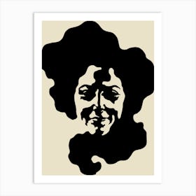 Woman'S Face 1 Art Print