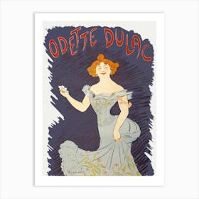Vintage French Advertising Poster Odete Dulac Art Print