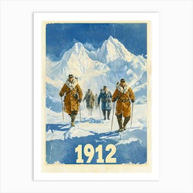 Aihrgdesign A Vintage Adventure Poster Of A 1912 Polar Expedi 952da729 0f81 4f98 A44f A06949426215 3 Art Print