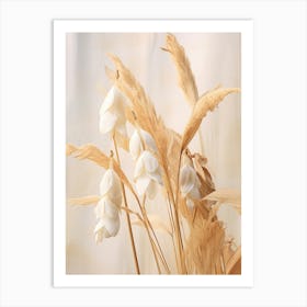 Boho Dried Flowers Heliconia 2 Art Print