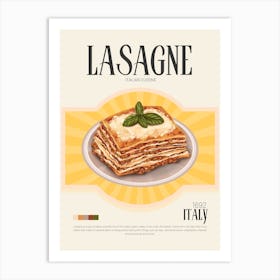 Lasagne Art Print