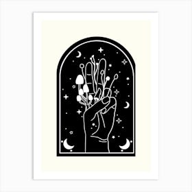 Tarot Card Illustration Hand Drawing Aesthetic Illustration Art Print