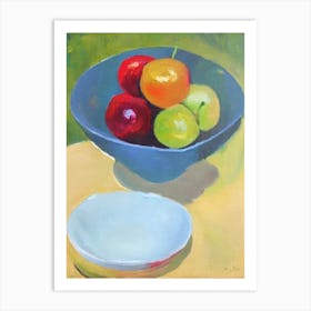 Sour Cherry Bowl Of fruit Art Print