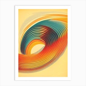 Gravity Wave Vintage Sketch Space Art Print