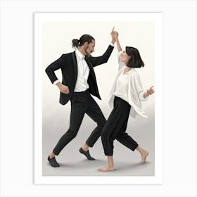 Dancers 1 Art Print