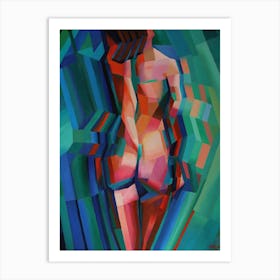 Cubist Nude 02 (2013) Art Print