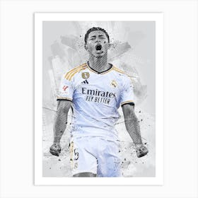 Jude Bellingham Real Madrid 3 Art Print