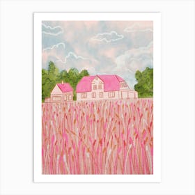 Denmark Suburban House Art Print