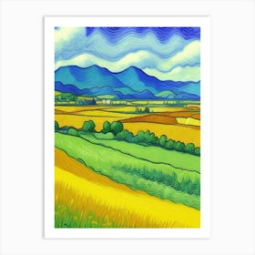 Landscape By Person Art Print