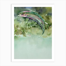 Hake Storybook Watercolour Art Print