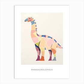 Nursery Dinosaur Art Parasaurolophus 5 Poster Art Print