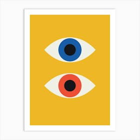 Two Eyes Art Print