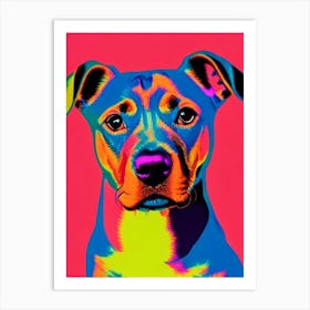 Manchester Terrier Andy Warhol Style Dog Art Print