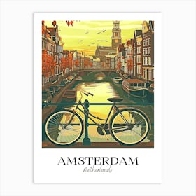 Amsterdam City Travel Art Print