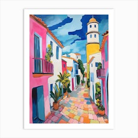 Faro Portugal 3 Fauvist Painting Art Print