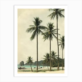 Koh Kood Beach Thailand Vintage Art Print