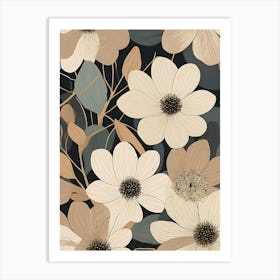 Floral Wallpaper Art Print