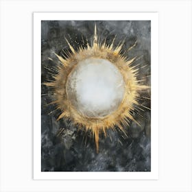 Gold Sunburst Art Print