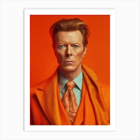 David Bowie Fashion Art Art Print