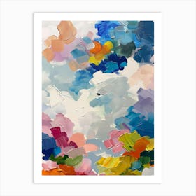 Abstract Of Clouds Art Print