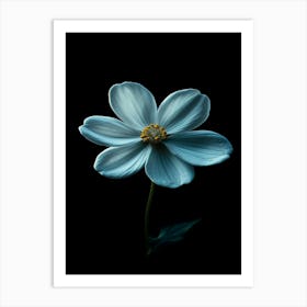 Blue Flower 13 Art Print