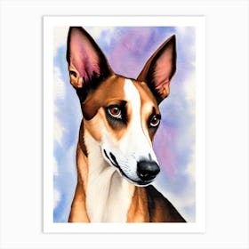 Pharaoh Hound Watercolour Dog Art Print