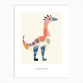 Nursery Dinosaur Art Oviraptor 3 Poster Art Print