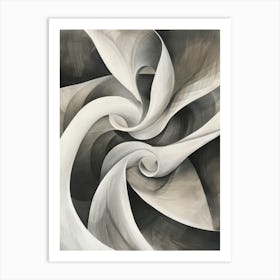 Abstract Swirls Art Print