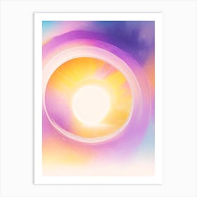 Event Horizon Gouache Space Art Print