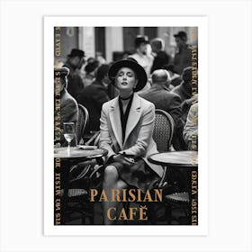 Parisienne Cafe Art Print