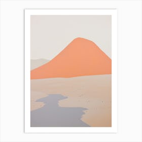 Dasht E Kavir (Great Salt Desert)   Iran, Contemporary Abstract Illustration 4 Art Print