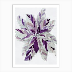 Purple Leaves Art Print