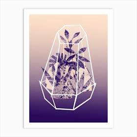 Terrarium Plants Collage Art Print